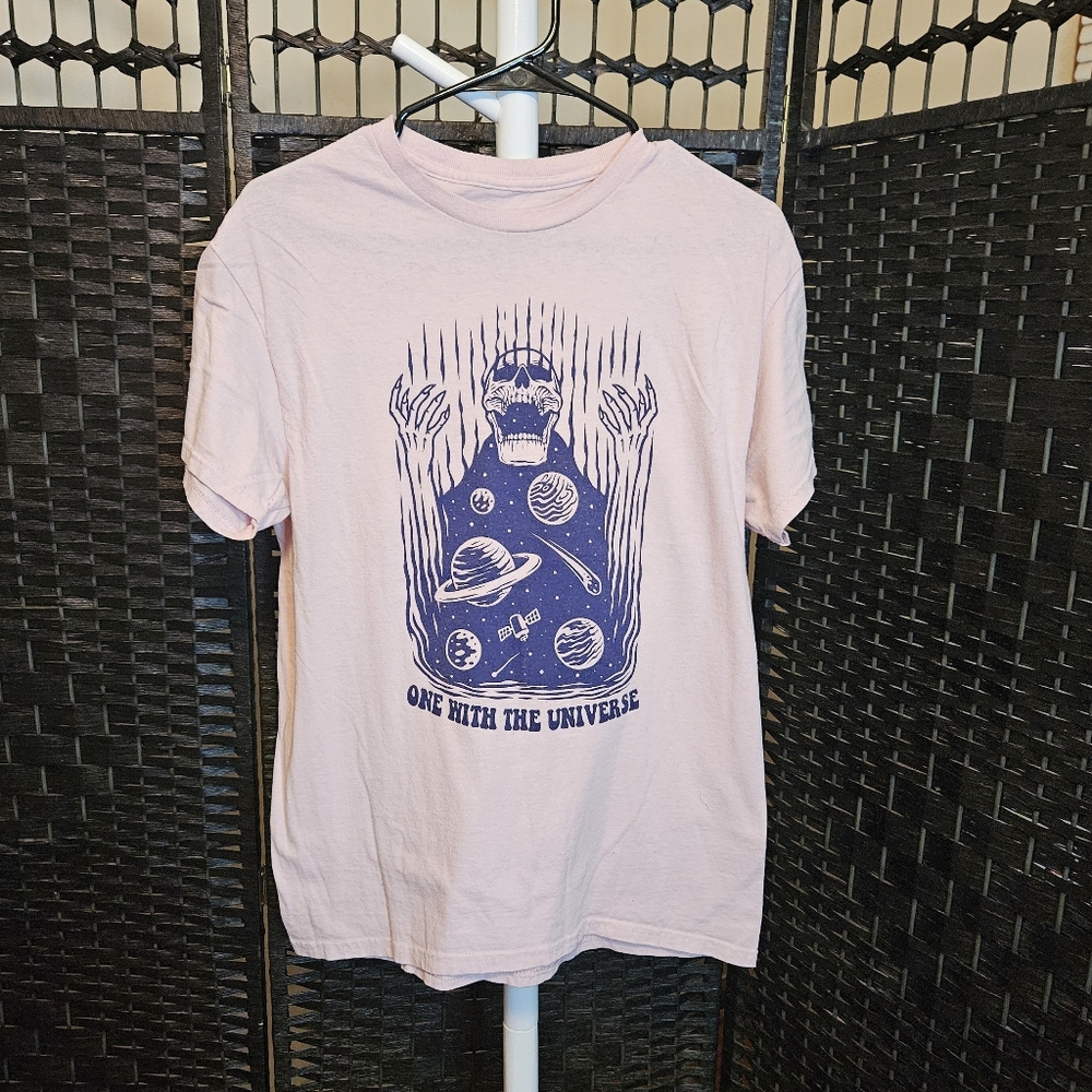 3/$15 Skull One With The Universe Graphic Tee